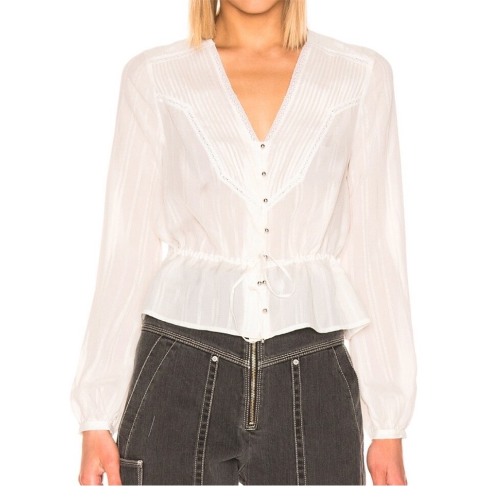 Veronica Beard Phoebe Blouse Women's 4 or Small